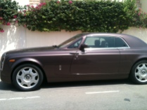 Rolls Royce purple