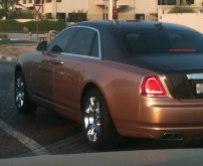 Rolls Royce gold black